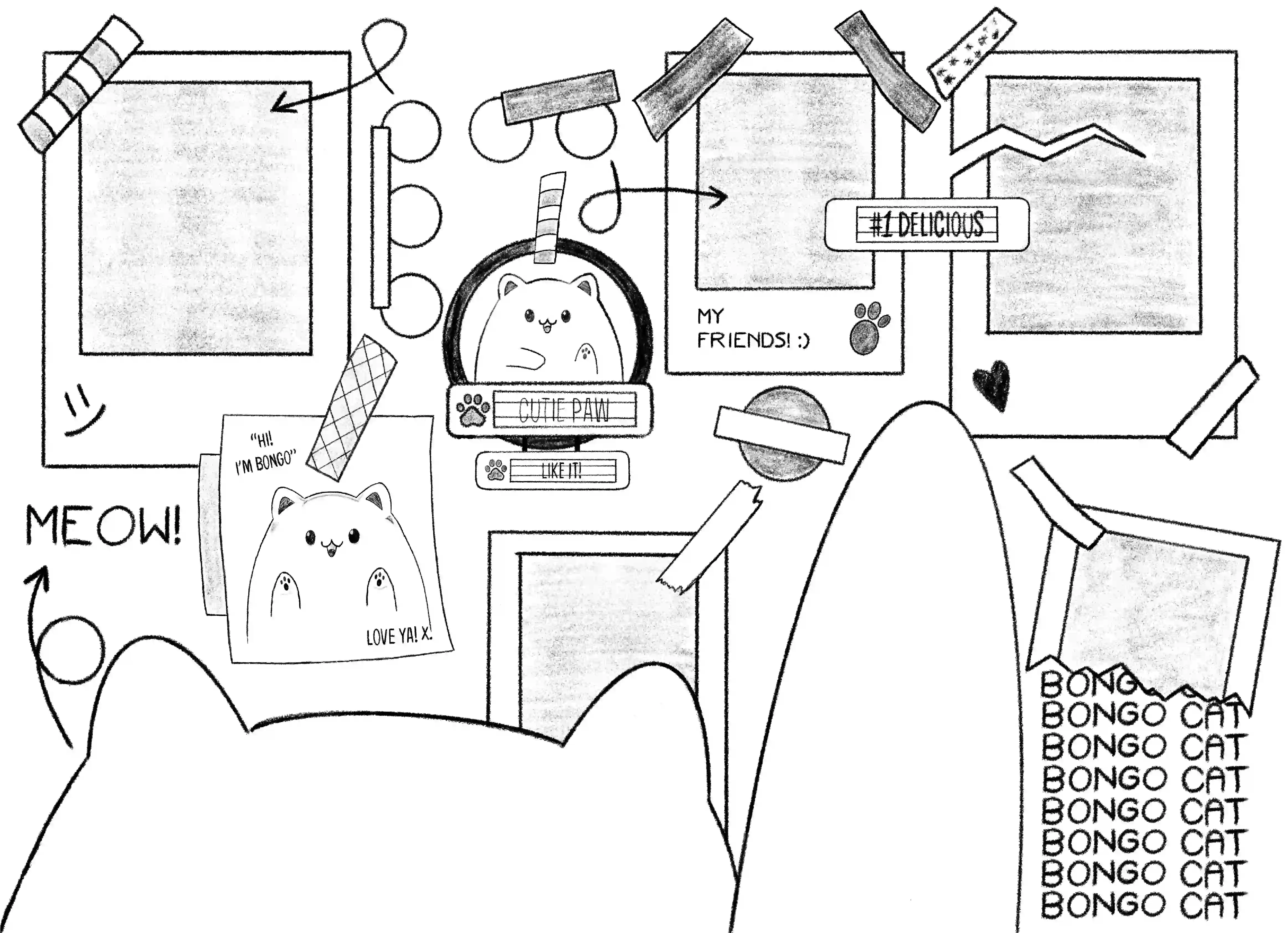 Bongo Cat Food